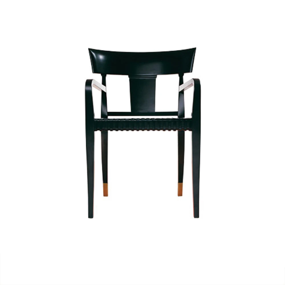 Стул с подлокотниками Romana SC1020/A — OAK, кожа