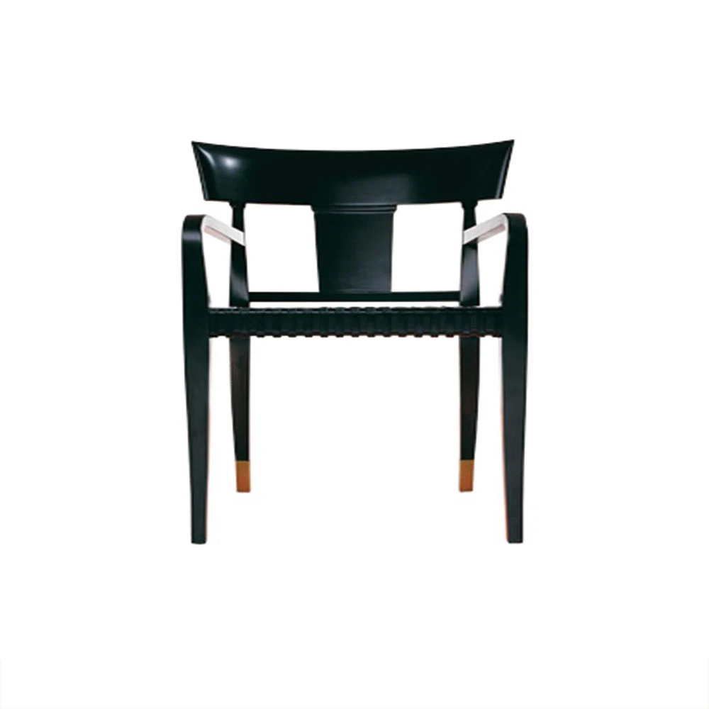 Стул с подлокотниками Romana SC1020/B — OAK, кожа