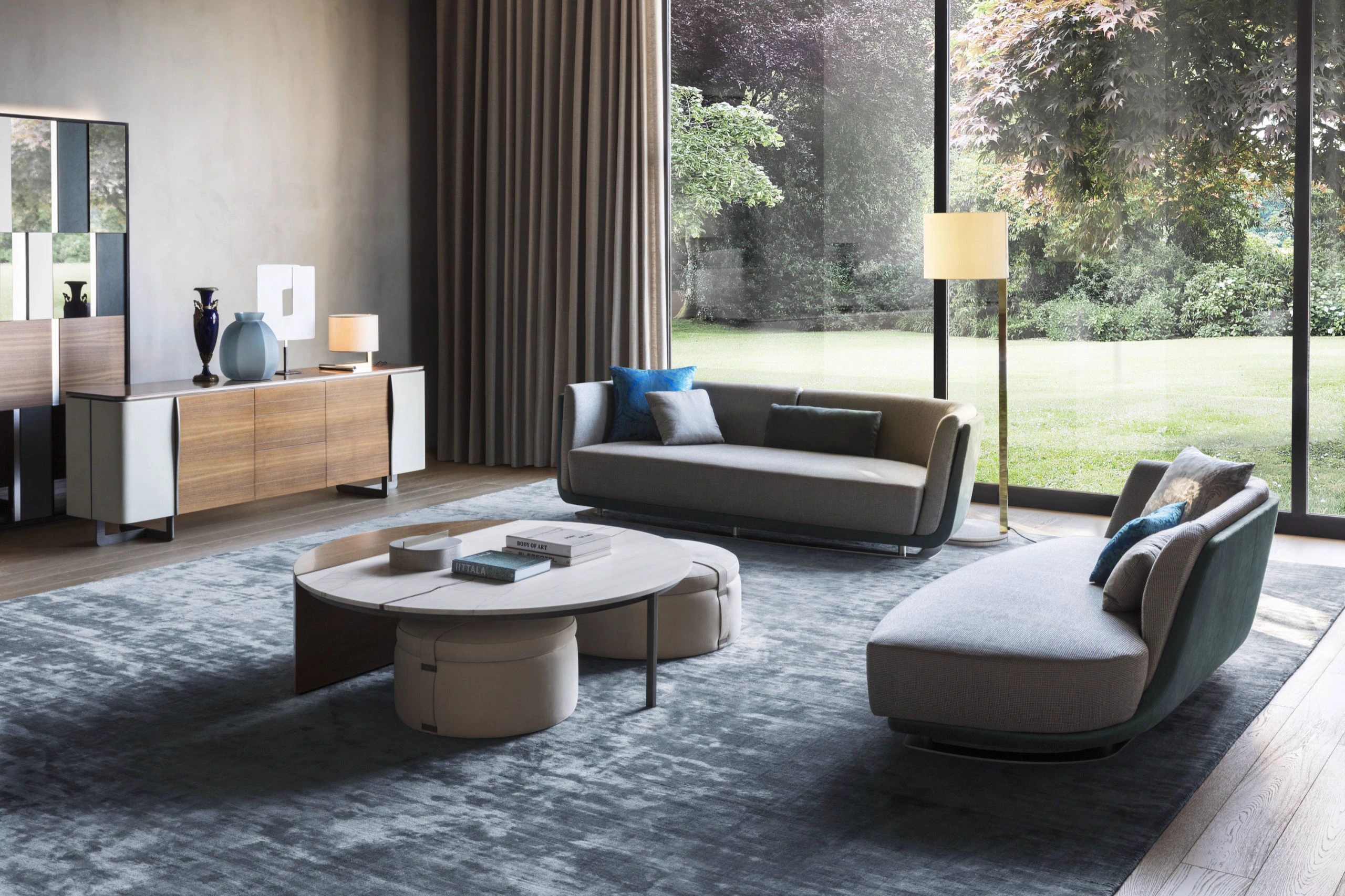 Диван Solomon PM4060 — OAK, кожа, фото 3