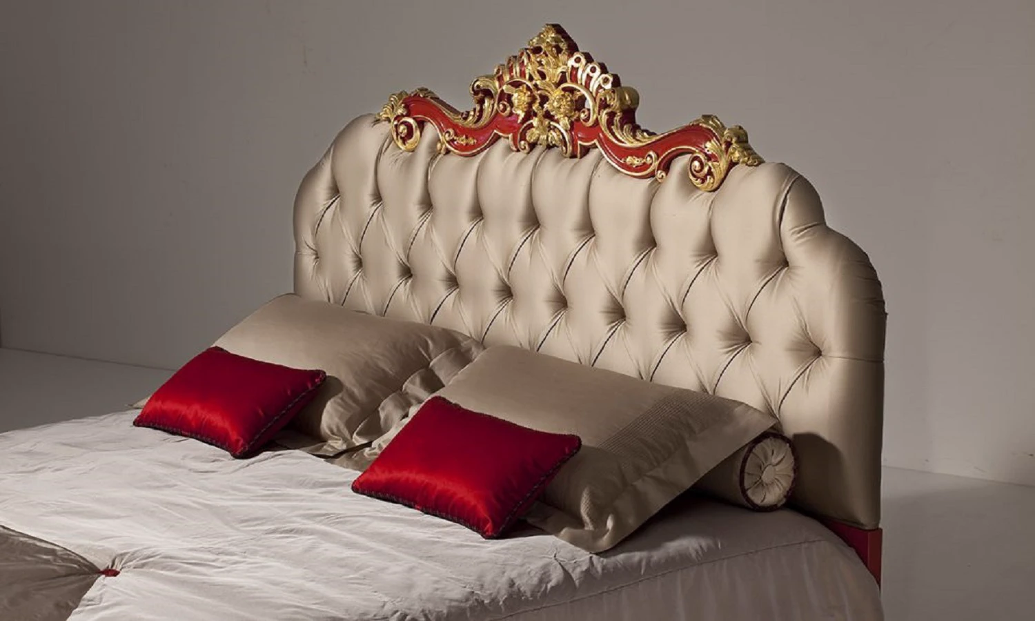Изголовье Кровати Testata Letto/ Epoca: Barocco - Italia 1740 MG6712 — OAK, кожа, фото 3