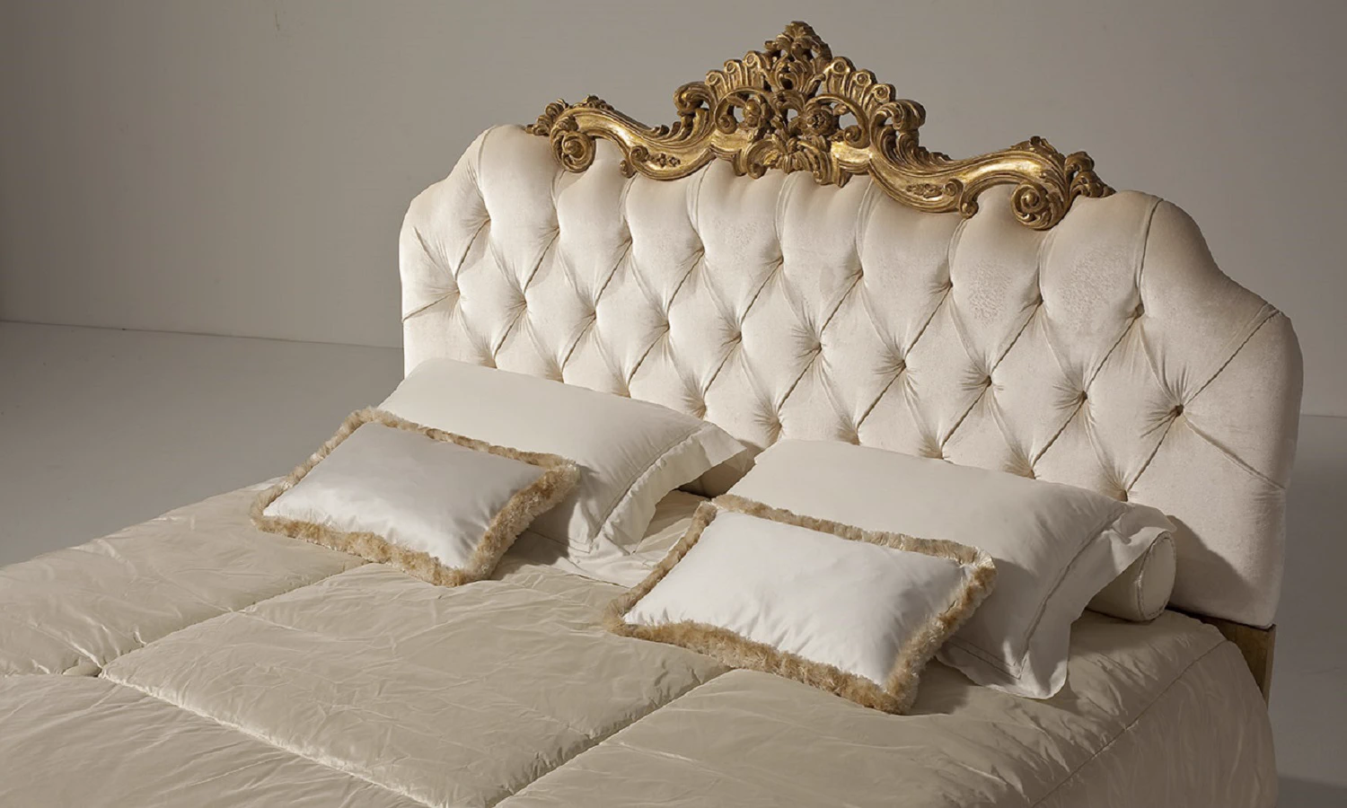 Изголовье Кровати Testata Letto/ Epoca: Barocco - Italia 1740 MG6712 — OAK, кожа, фото 6