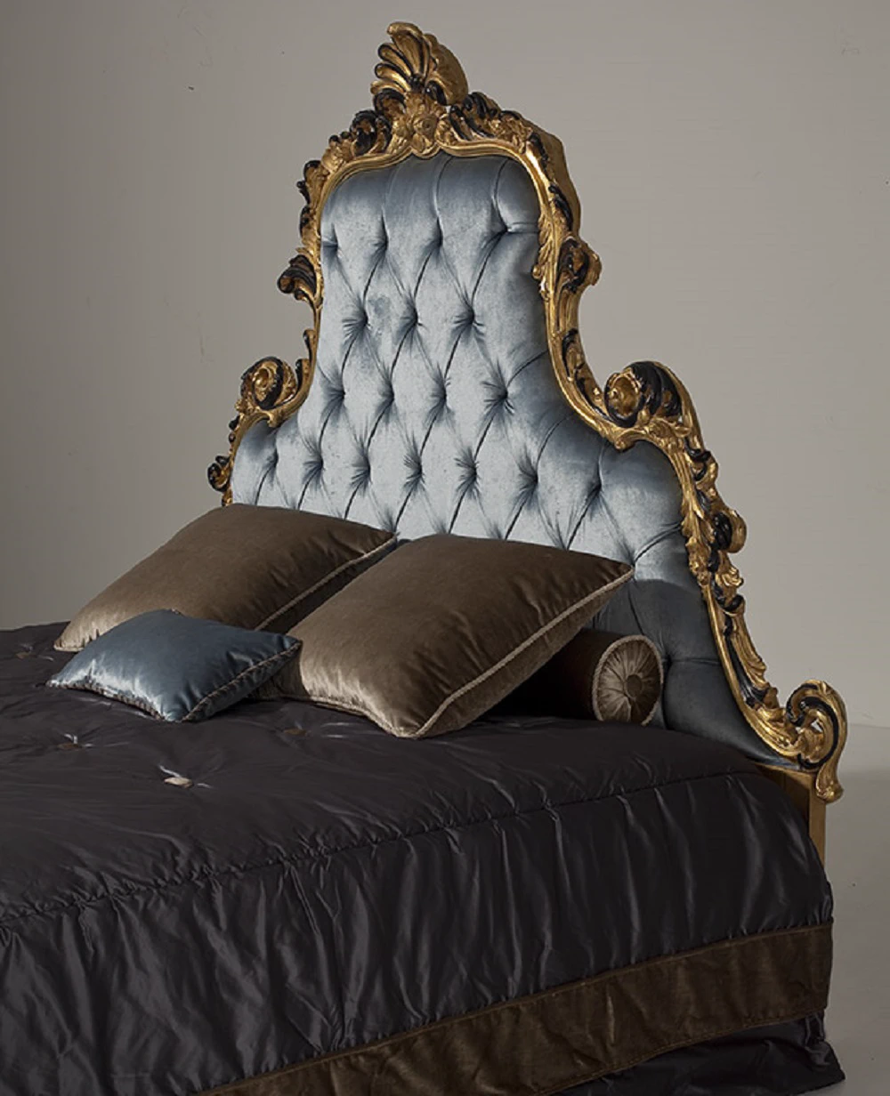 Изголовье Кровати Testata Letto/ Epoca: Barocco - Italia 1750 MG6512 — OAK, кожа, фото 2
