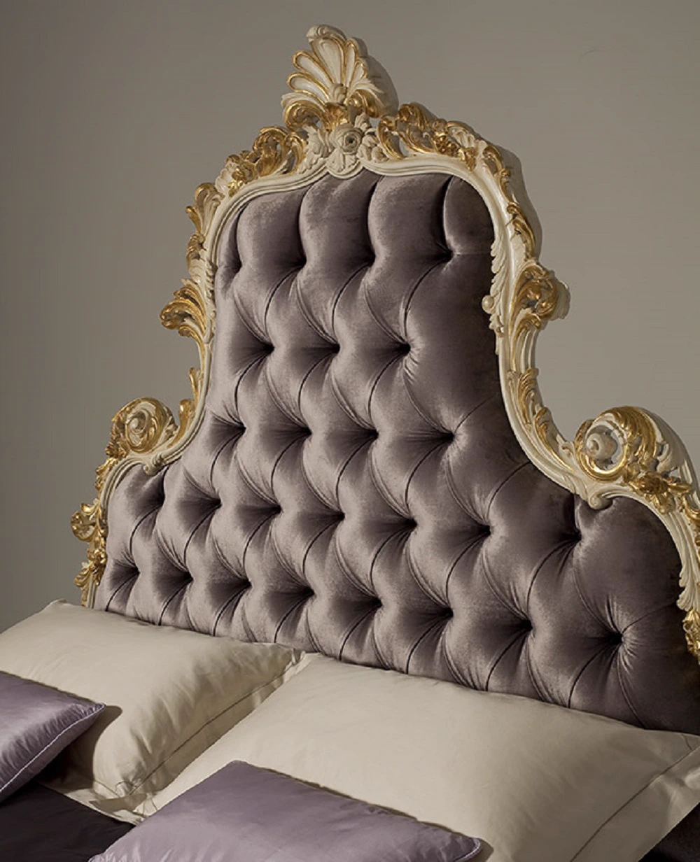 Изголовье Кровати Testata Letto/ Epoca: Barocco - Italia 1750 MG6512 — OAK, кожа, фото 5