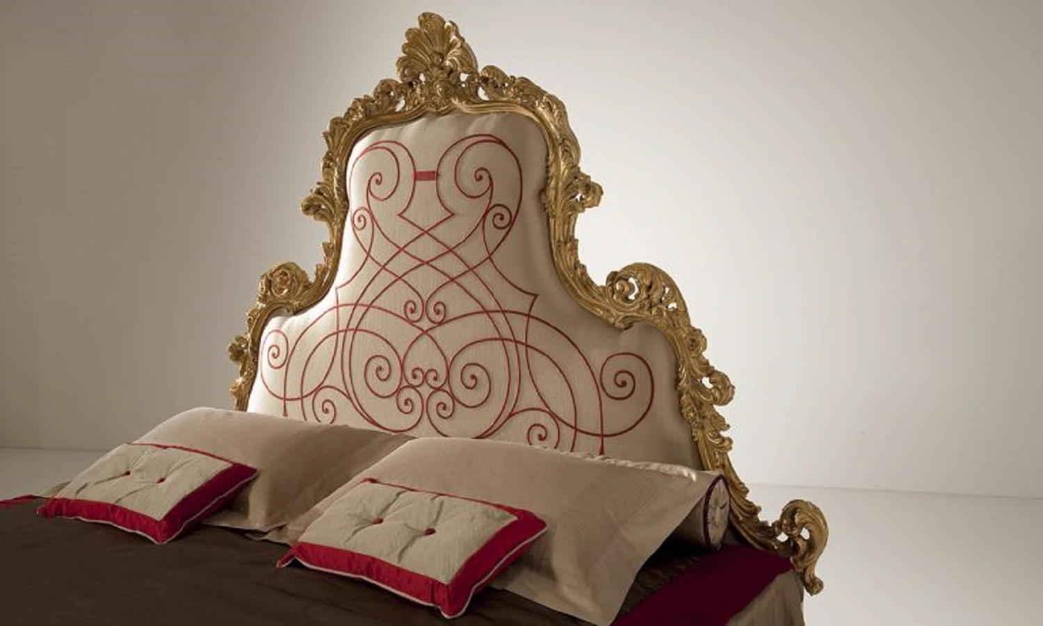 Изголовье Кровати Testata Letto/ Epoca: Barocco - Italia 1750 MG6522 — OAK, ткань, фото 3