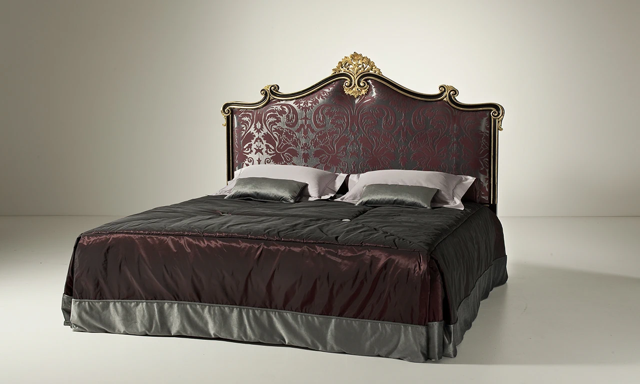 Изголовье Кровати Testata Letto/ Epoca: Barocco - Italia 1770 MG6802 — OAK, кожа, фото 3