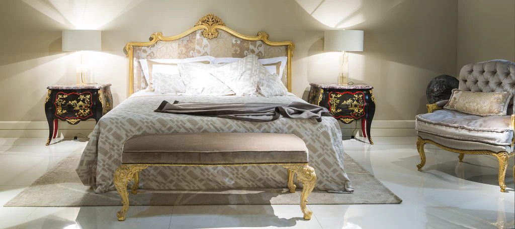 Изголовье Кровати Testata Letto/ Epoca: Barocco - Italia 1770 MG6802 — OAK, кожа, фото 6