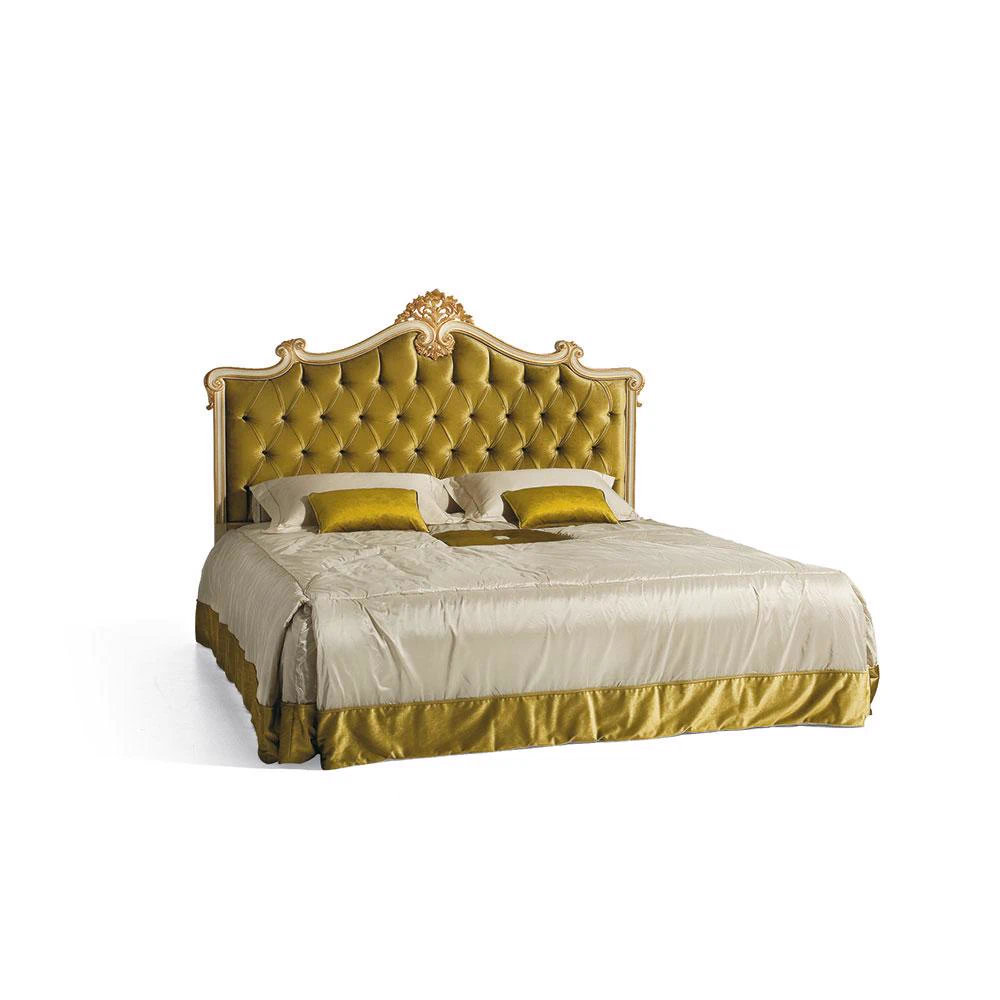 Изголовье Кровати Testata Letto/ Epoca: Barocco - Italia 1770 MG6812 — OAK, кожа