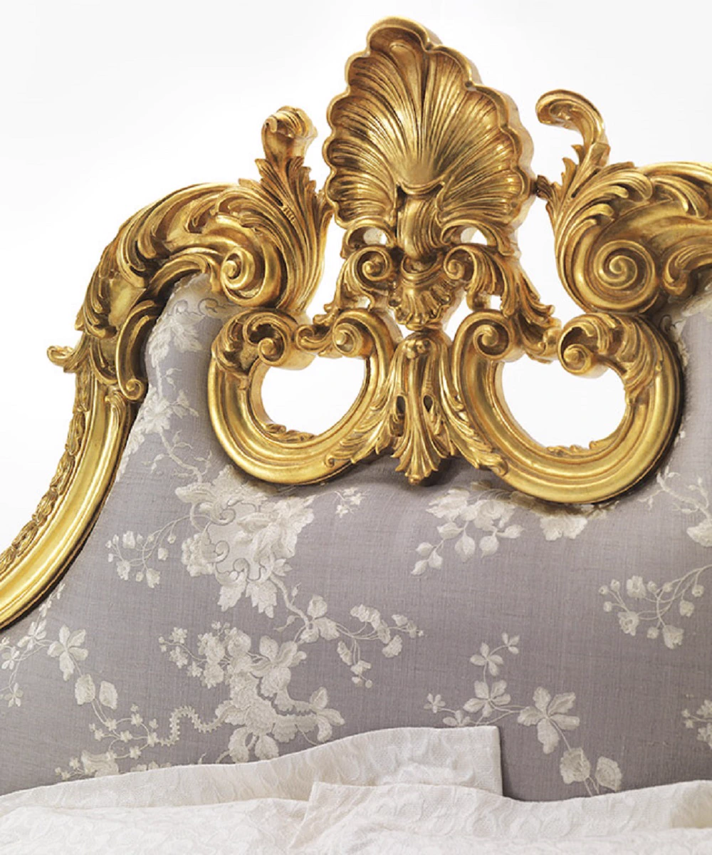 Изголовье Кровати Testata Letto/ Epoca: Giorgio III - Inghilterra 1760 MG6820 — OAK, кожа, фото 3