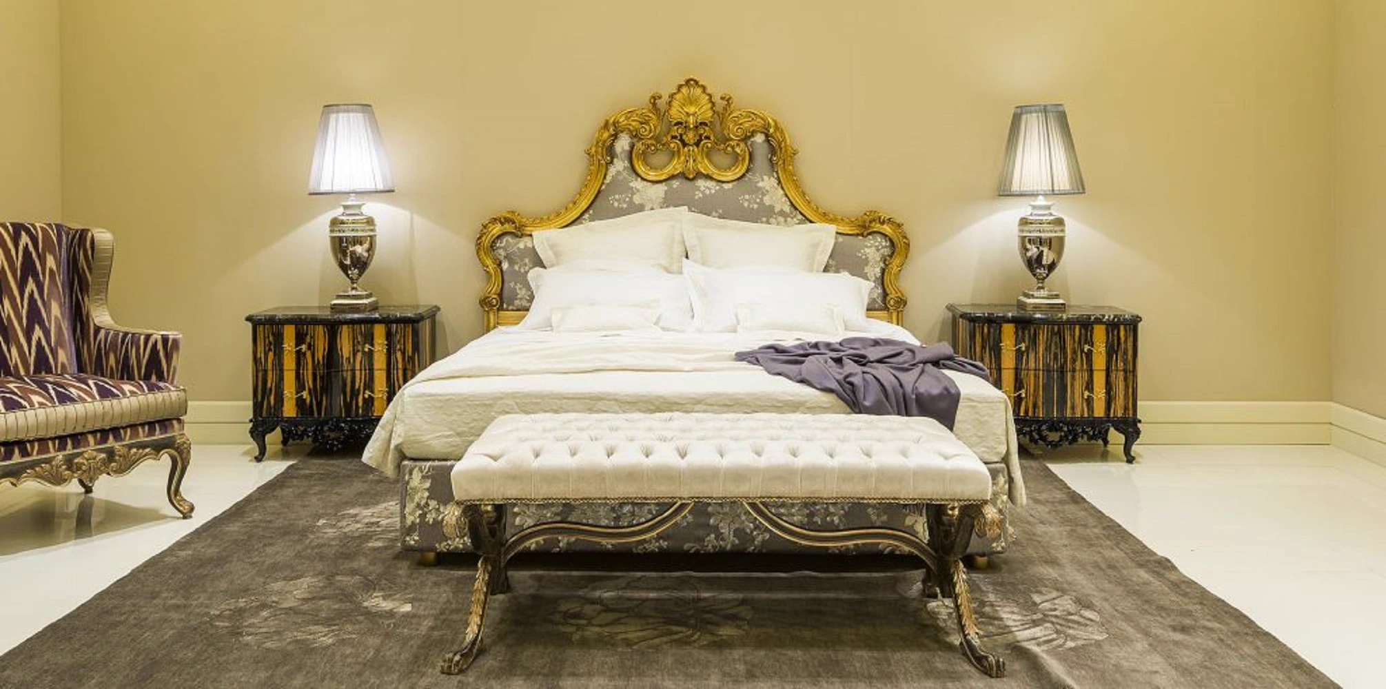 Изголовье Кровати Testata Letto/ Epoca: Giorgio III - Inghilterra 1760 MG6820 — OAK, кожа, фото 4