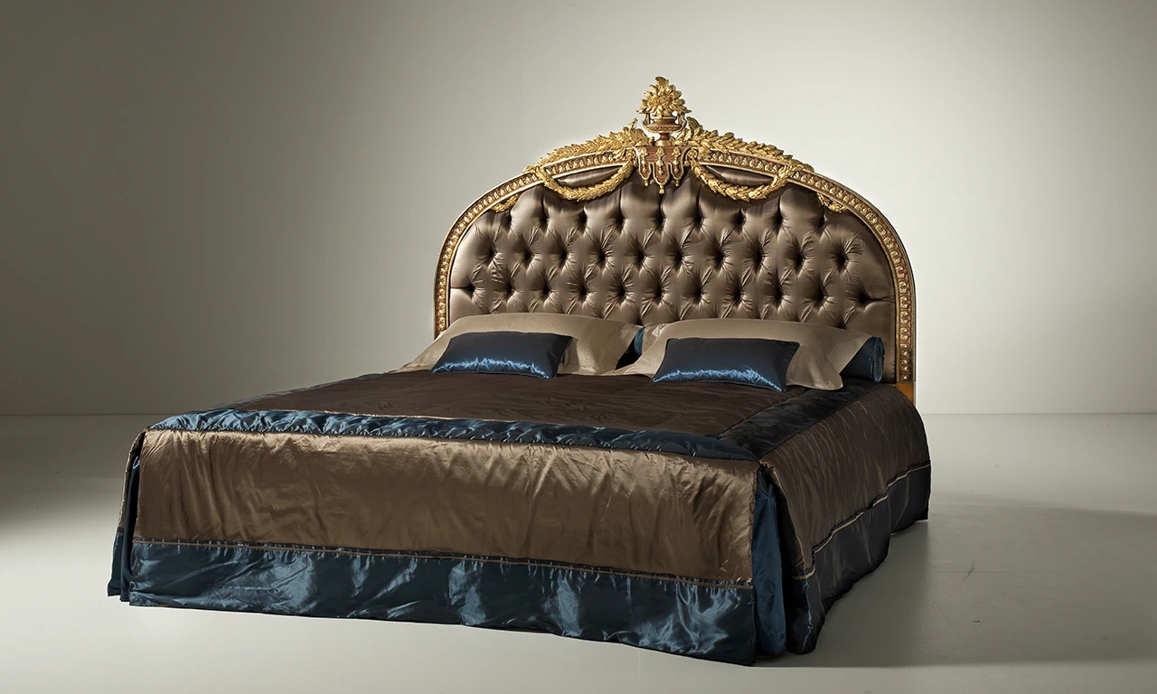 Изголовье Кровати Testata Letto/ Epoca: Luigi XVI - Francia 1770 MG6762 — OAK, кожа, фото 3
