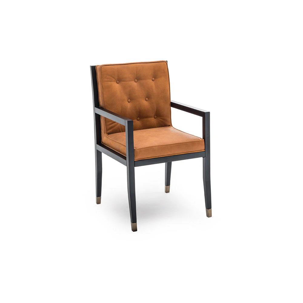 Стул с подлокотниками Ticinese SC5035 — OAK, кожа