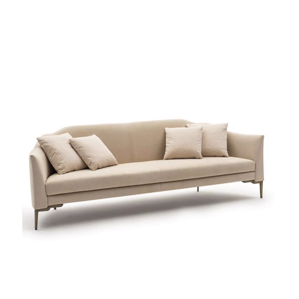Каркас и наполнение: металл. Стиль ар-деко Диван Toscanini SC5061 — OAK, кожа