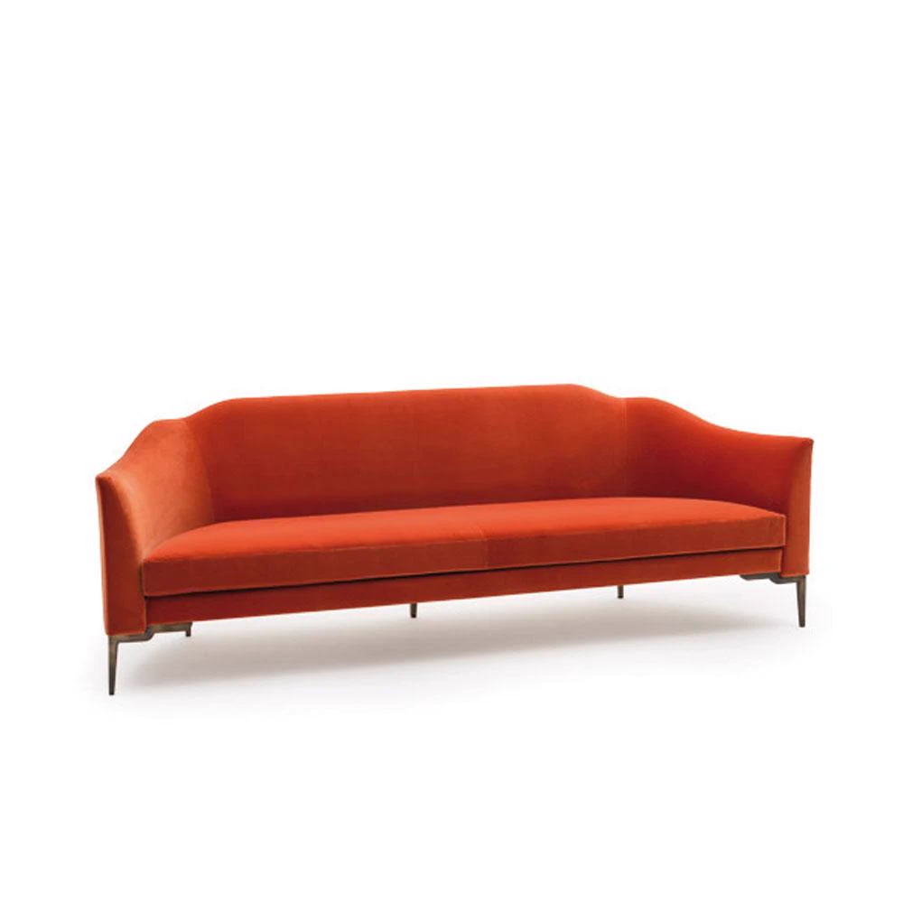 Каркас и наполнение: металл. Стиль ар-деко Диван Toscanini SC5062 — OAK, кожа