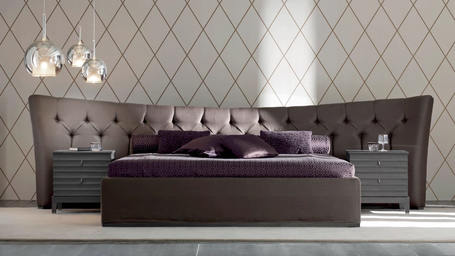 Кровать Butterfly storage — Opera Contemporary, кожа, фото 2