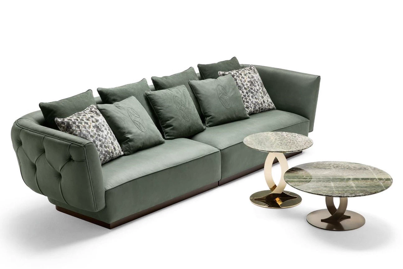 Диван Simon sectional — Opera Contemporary, кожа, фото 2