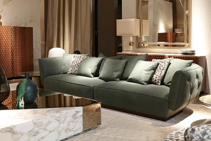 Диван Simon sectional — Opera Contemporary, кожа, фото 3