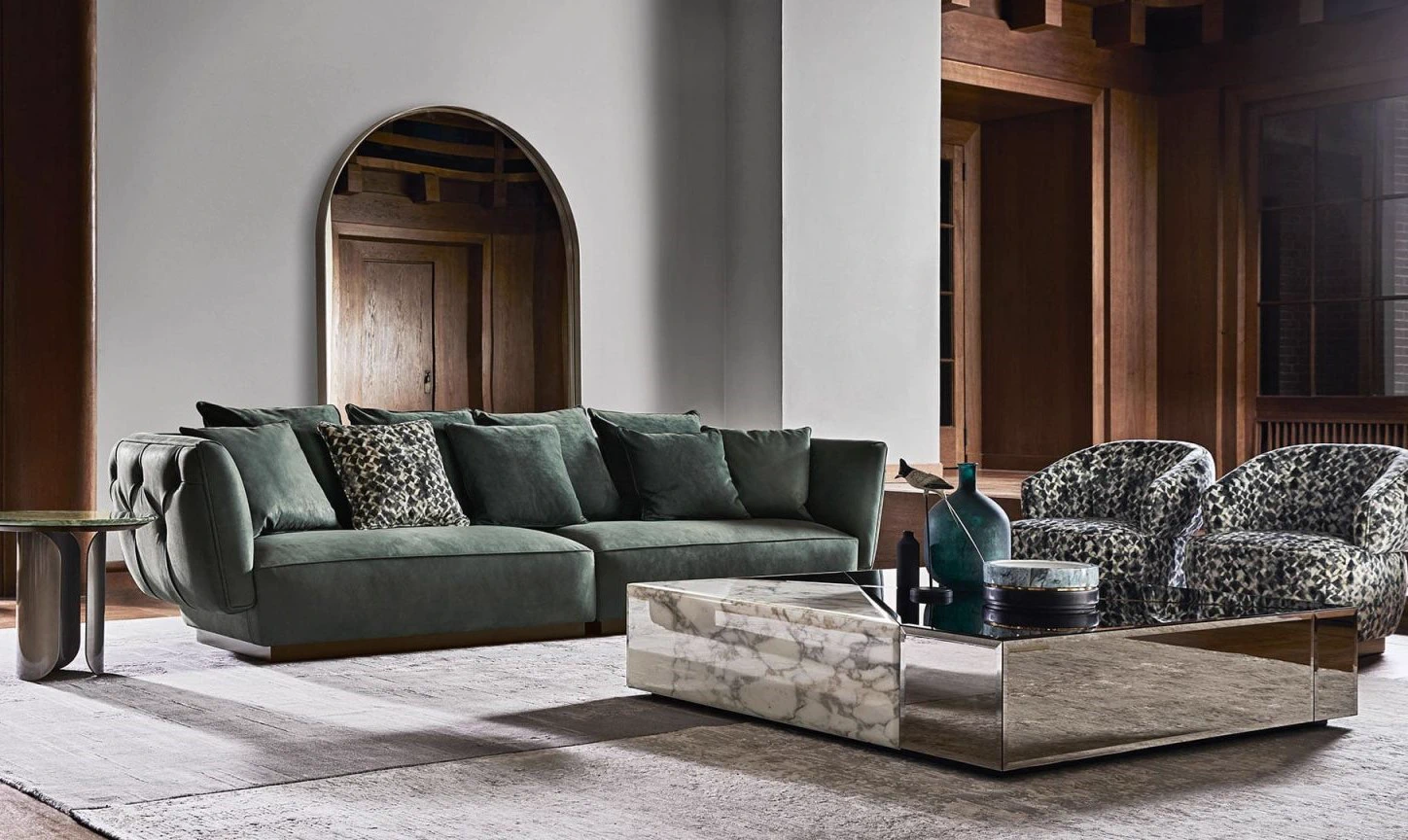 Диван Simon sectional — Opera Contemporary, кожа, фото 4