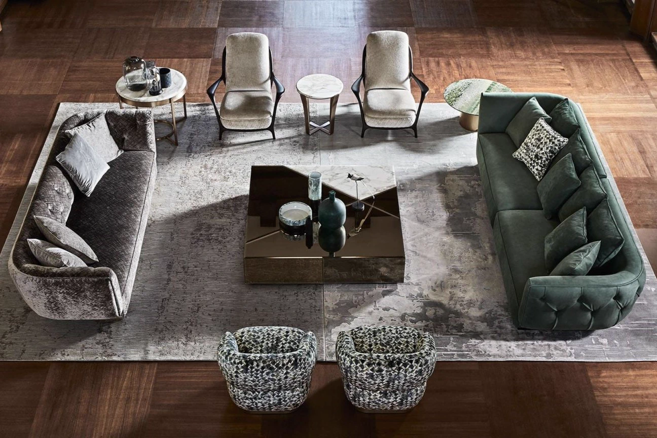 Диван Simon sectional — Opera Contemporary, кожа, фото 5