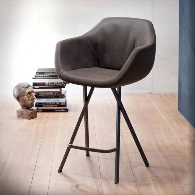 Барный стул Dumbo — Ozzio Italia, кожа