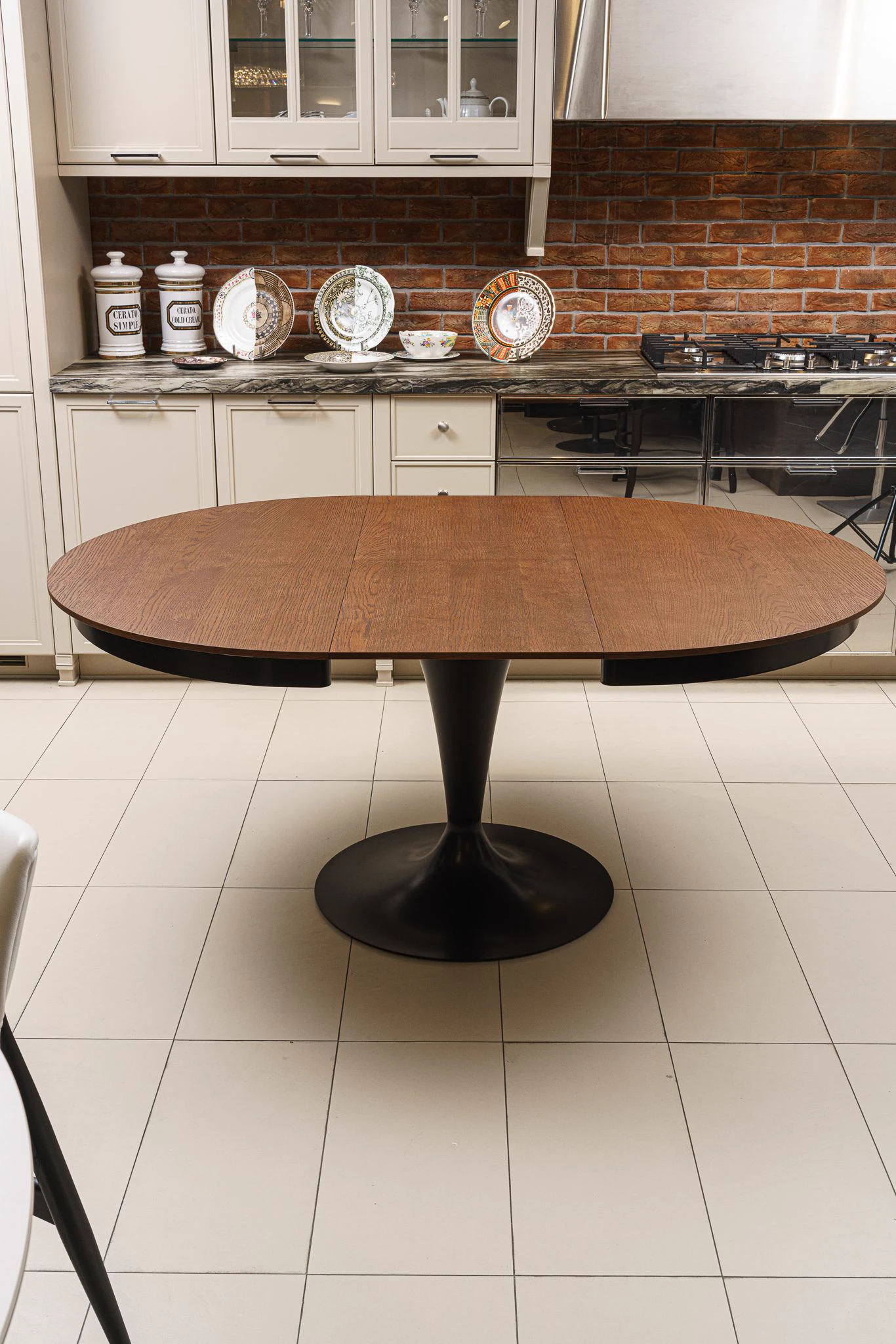 Раздвижной обеденный стол Eclipse Legno PW97 – Wood Wild Tabacco Oak — Ozzio Italia, дерево, фото 2