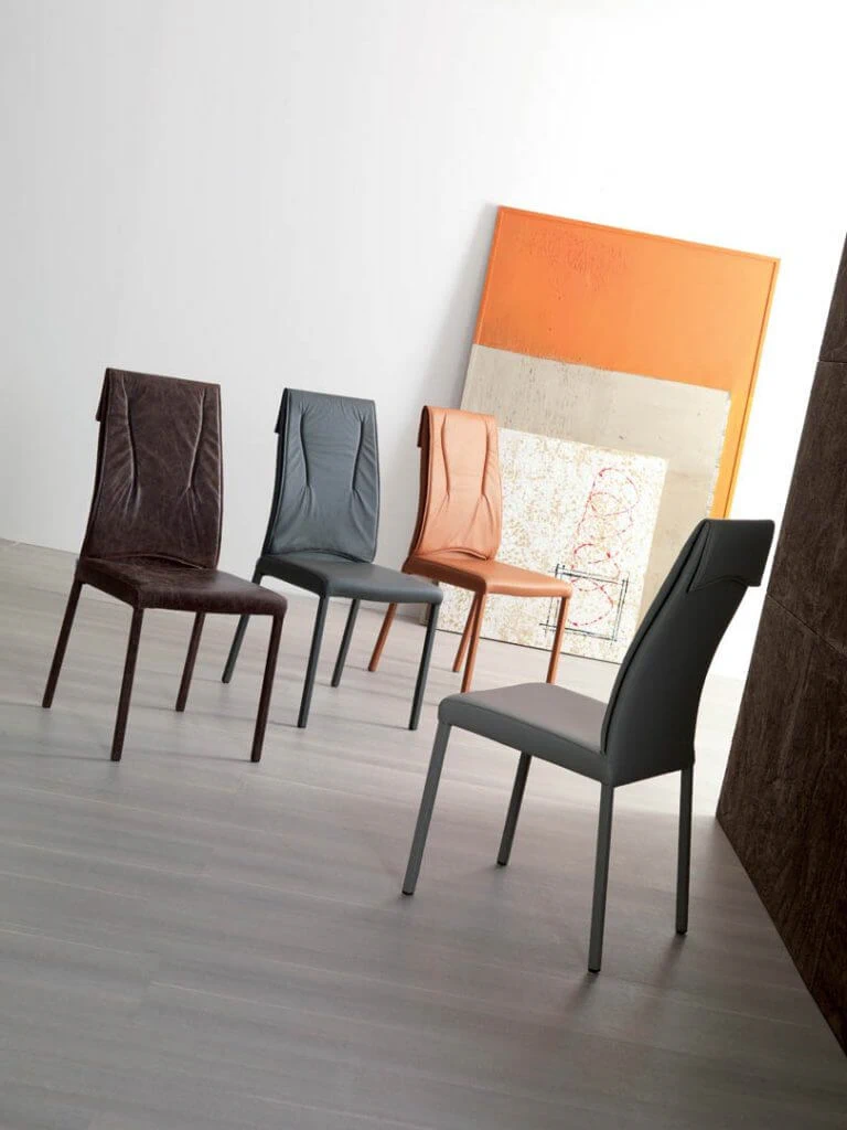 Современный дизайн Стул Luxy — Ozzio Italia, кожа, фото 2