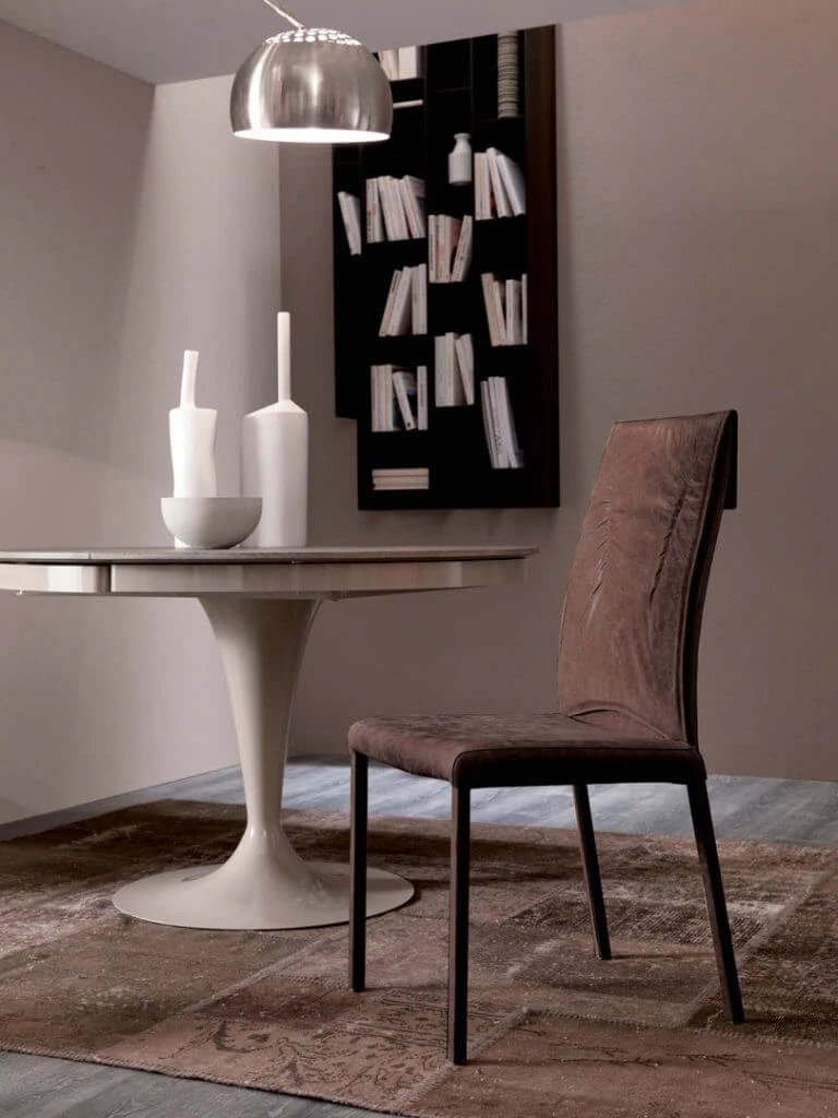 Современный дизайн Стул Luxy — Ozzio Italia, кожа, фото 5