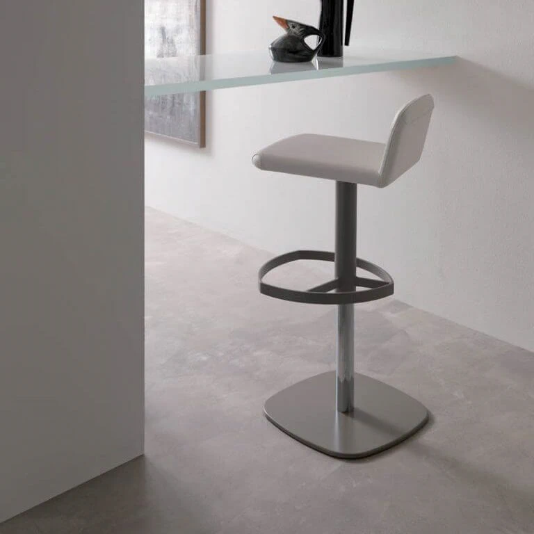 Барный стул Simple — Ozzio Italia, кожа