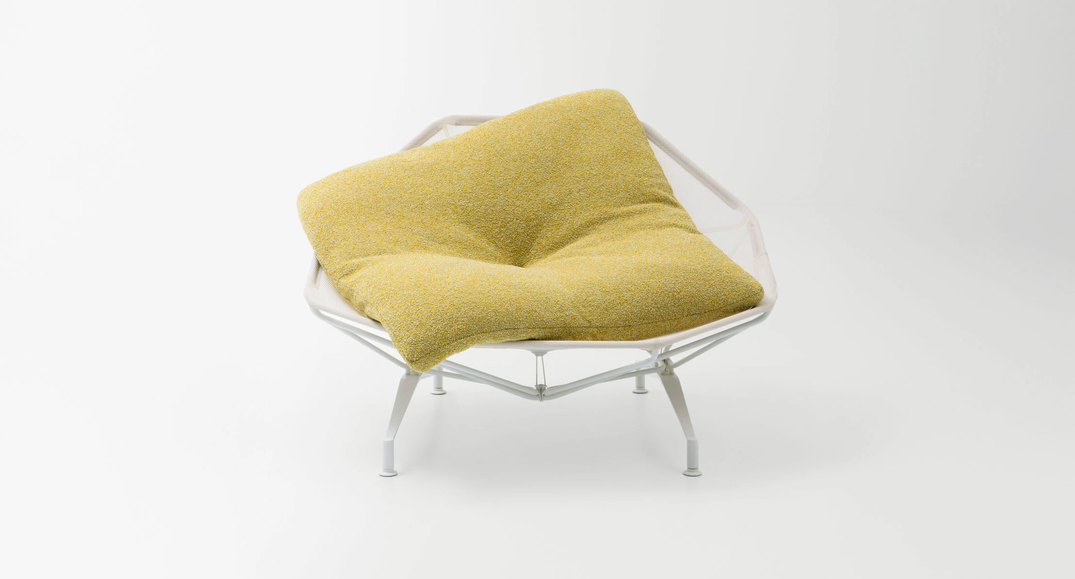 Каркас и наполнение: сталь. Современный дизайн Кресло Alma — Paola Lenti, ткань, фото 2