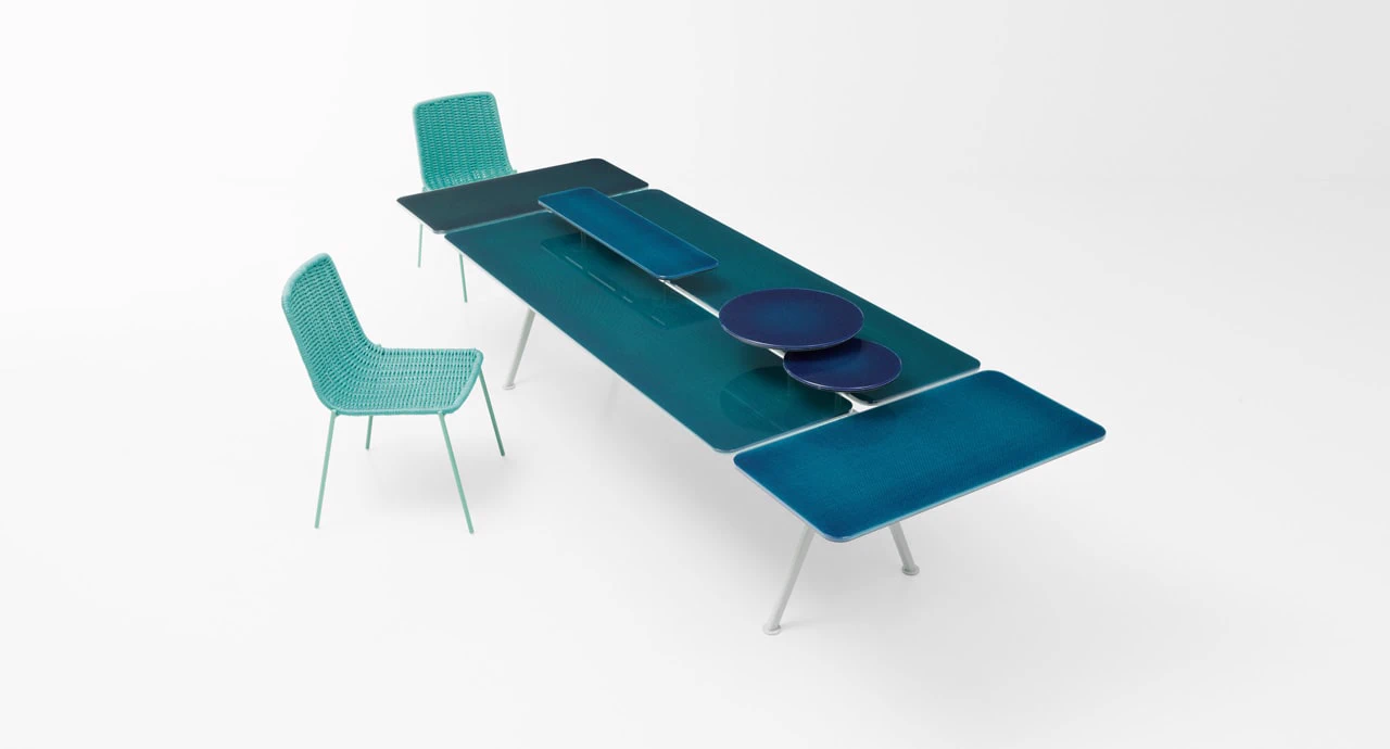 Стол Altopiano — Paola Lenti, стекло, фото 3