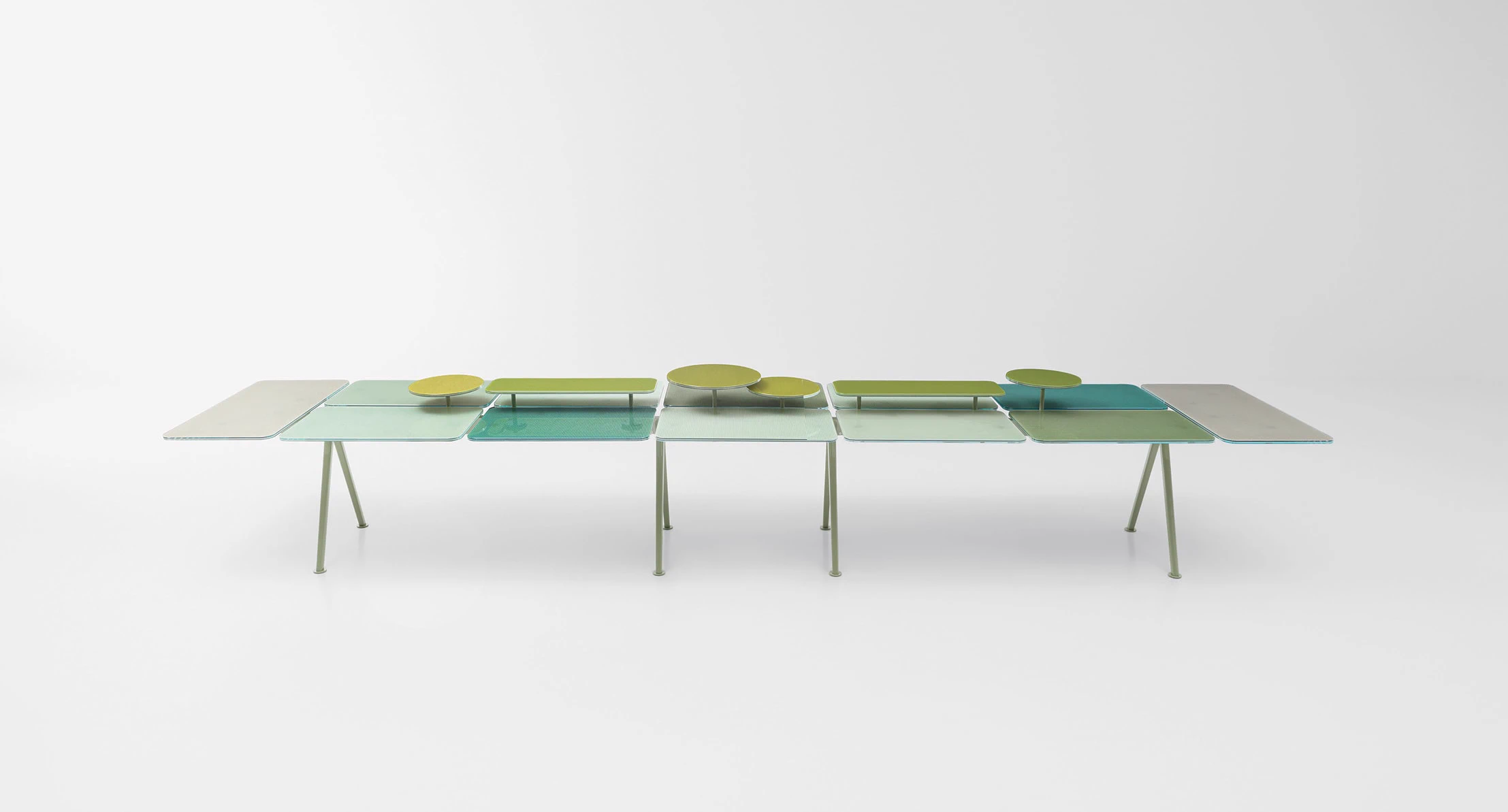 Стол Altopiano — Paola Lenti, стекло, фото 6