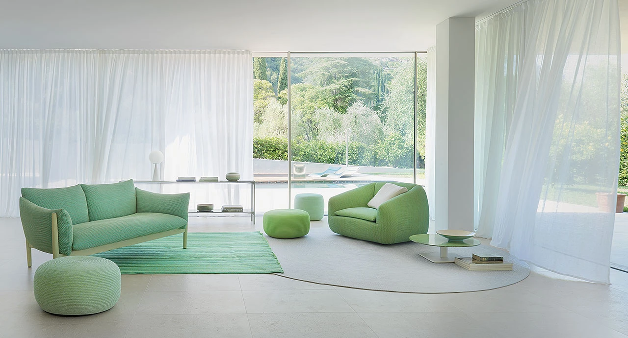 Кресло Bask S — Paola Lenti, ткань, фото 2