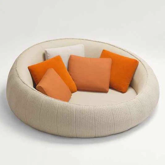 Каркас и наполнение: пенополиуретан. Современный дизайн Диван Ease — Paola Lenti, ткань