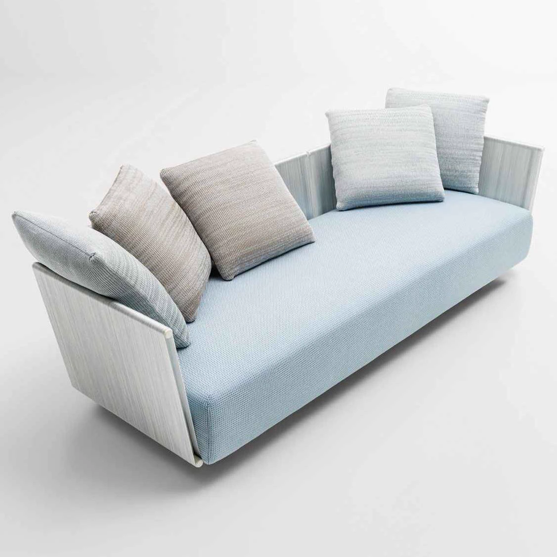 Каркас и наполнение: сталь. Современный дизайн Диван Filo — Paola Lenti, пластик