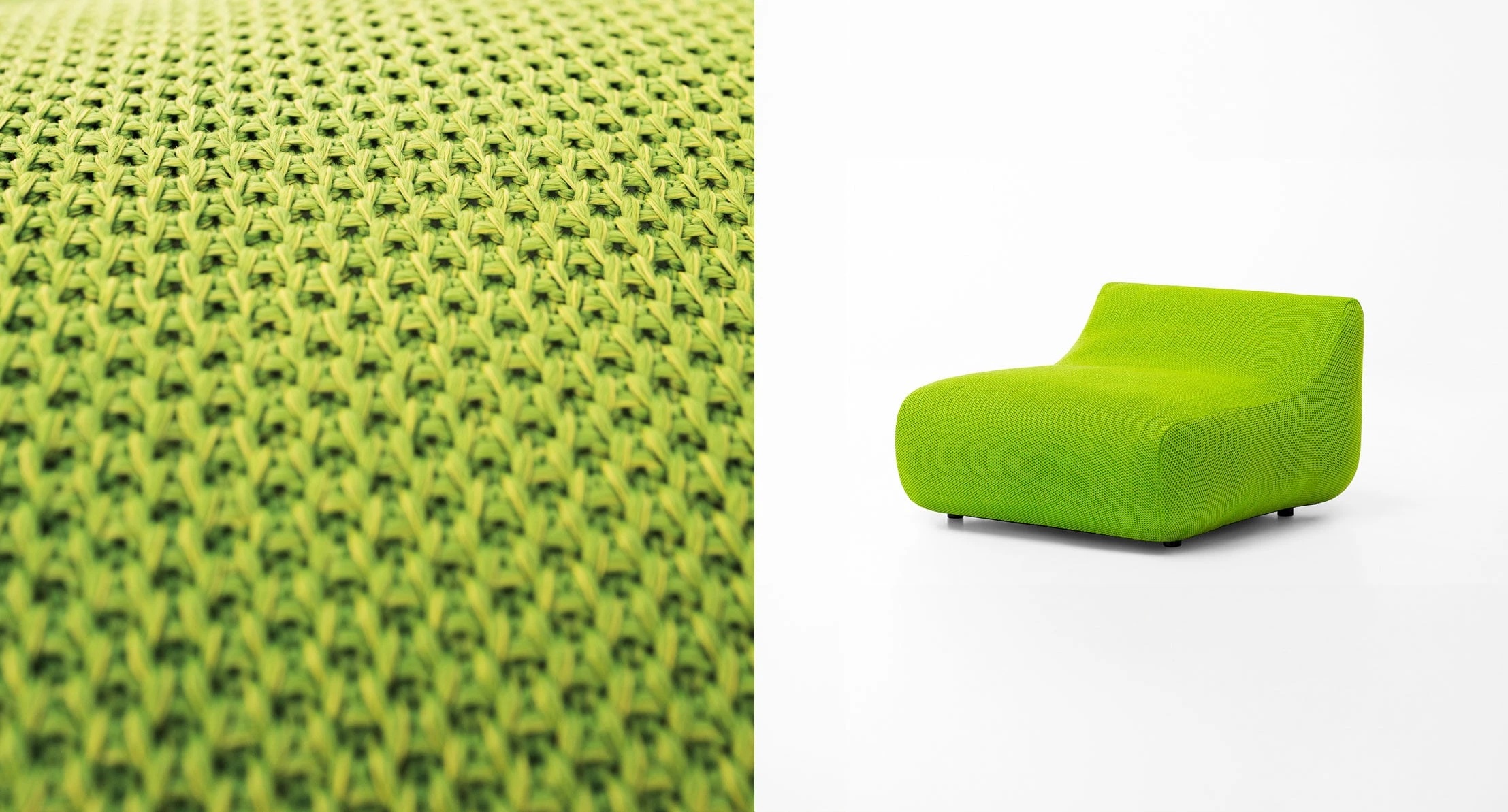 Каркас и наполнение: сталь. Современный дизайн Кресло Float on — Paola Lenti, пластик, фото 2