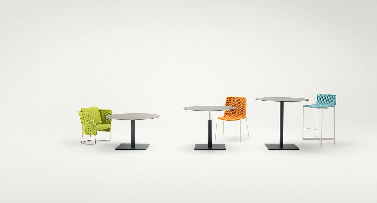 Стол Giro — Paola Lenti, стекло, фото 3