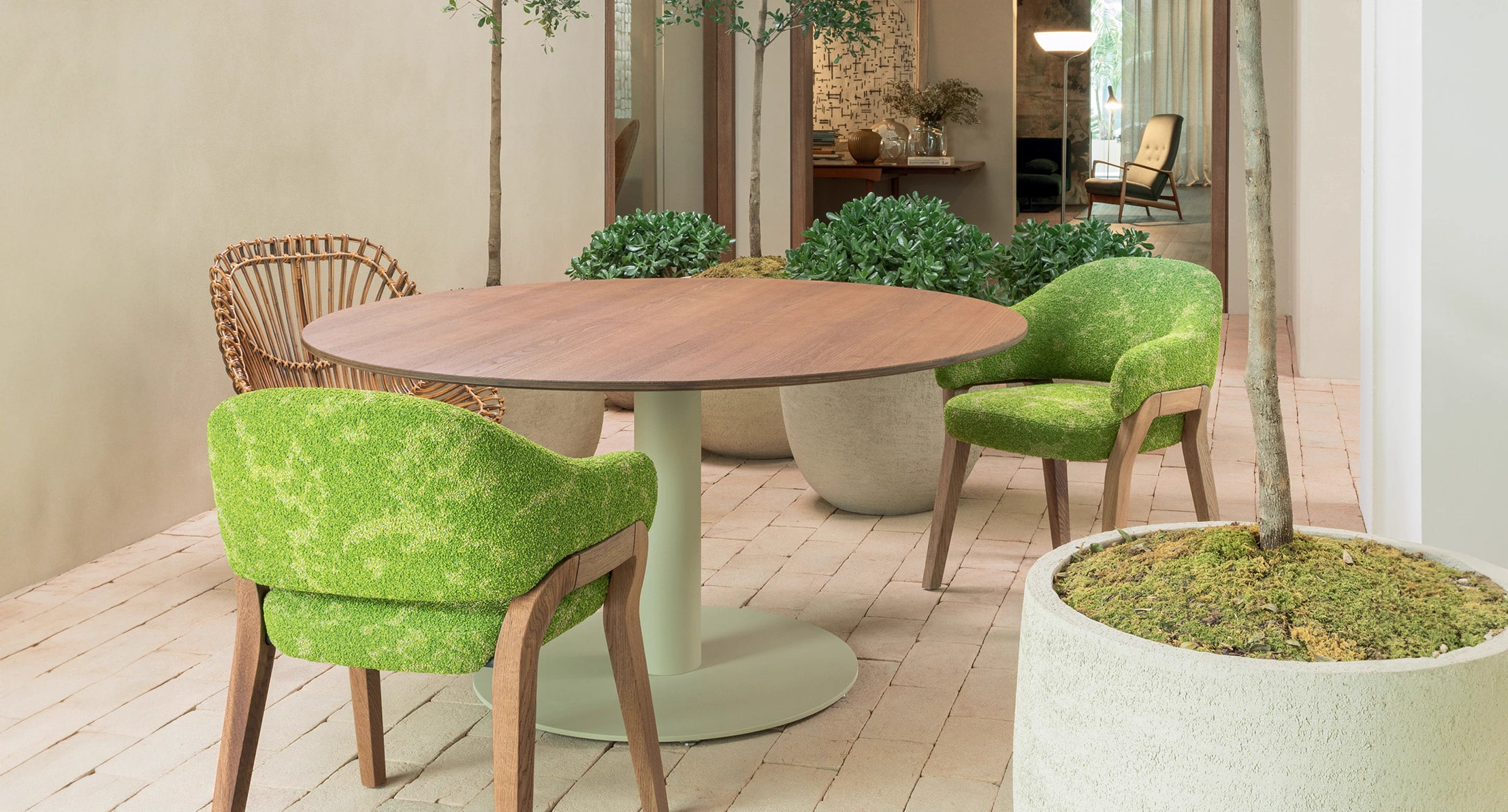 Стол Giro — Paola Lenti, стекло, фото 5