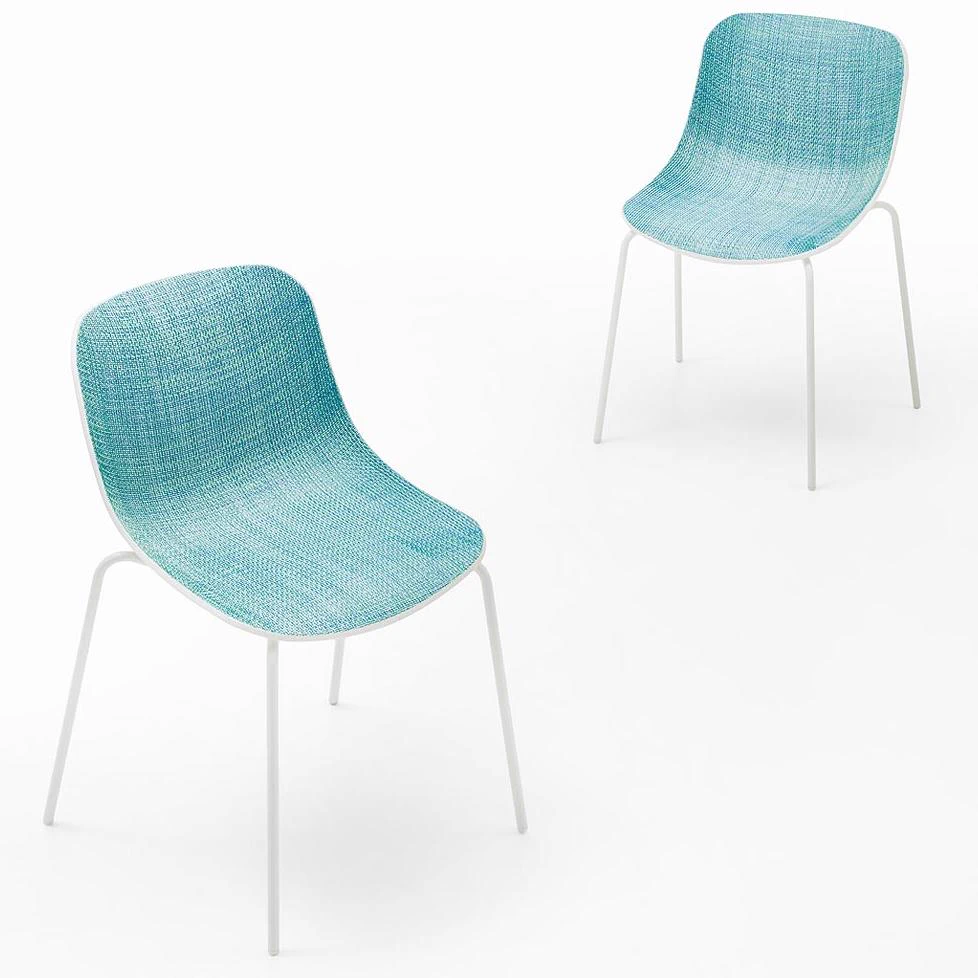 Каркас и наполнение: сталь. Современный дизайн Стул Iole — Paola Lenti, ткань, фото 2