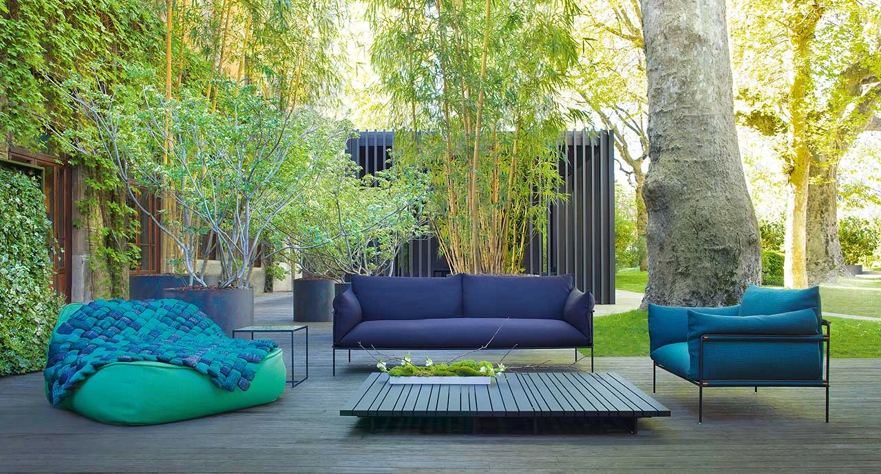 Каркас и наполнение: сталь. Современный дизайн Кресло Kaba — Paola Lenti, ткань, фото 5
