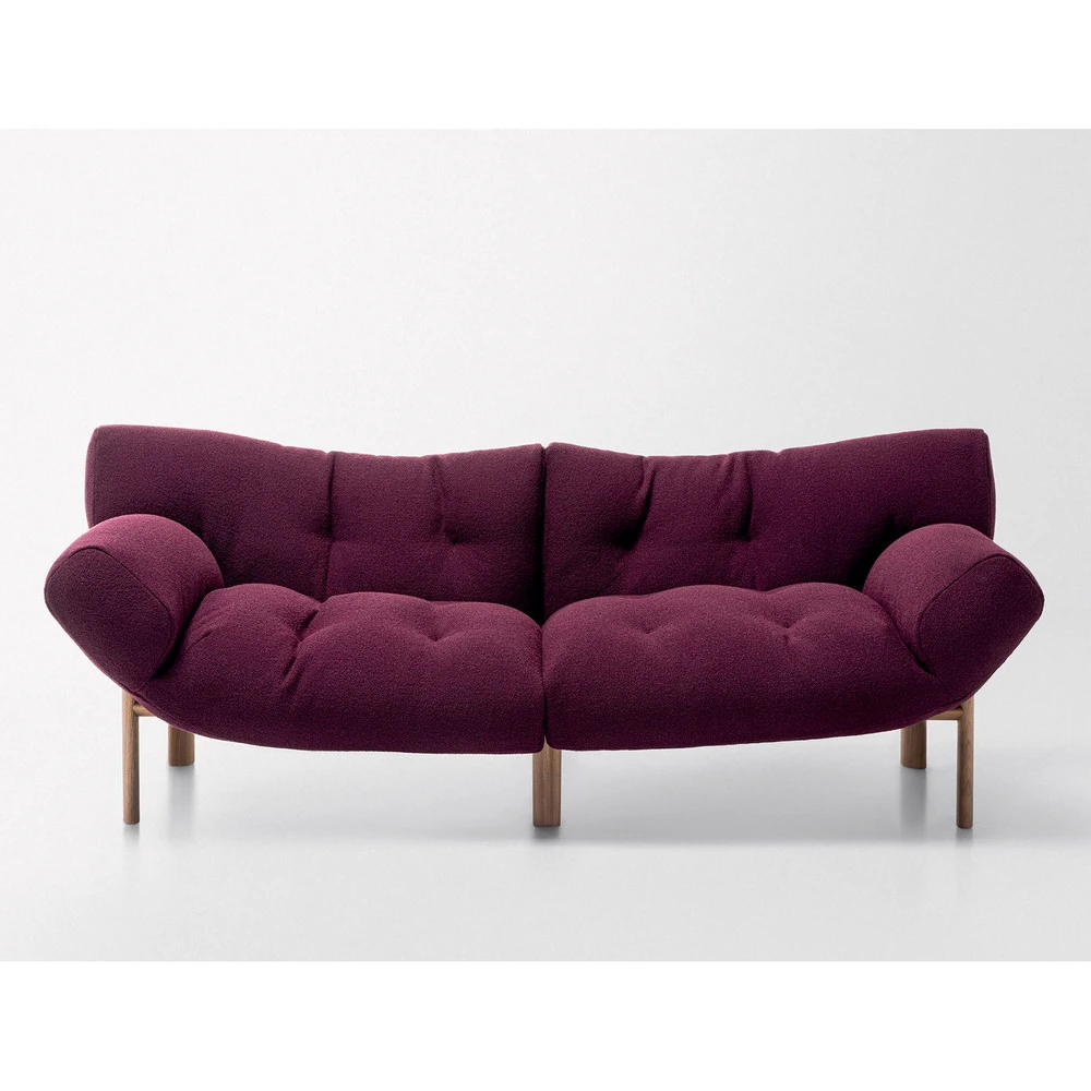 Каркас и наполнение: дерево. Современный дизайн Диван Legere — Paola Lenti, дерево