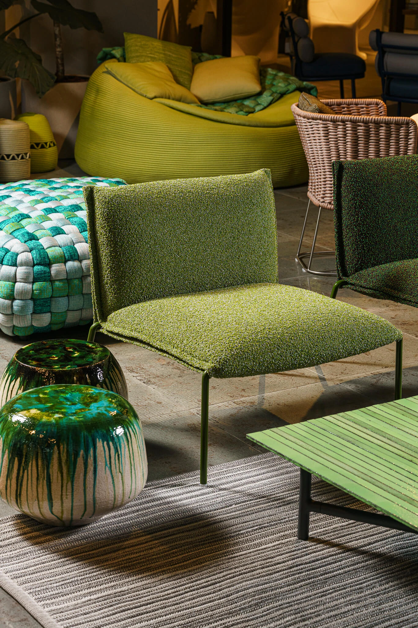 Кресло Mae — Paola Lenti, ткань