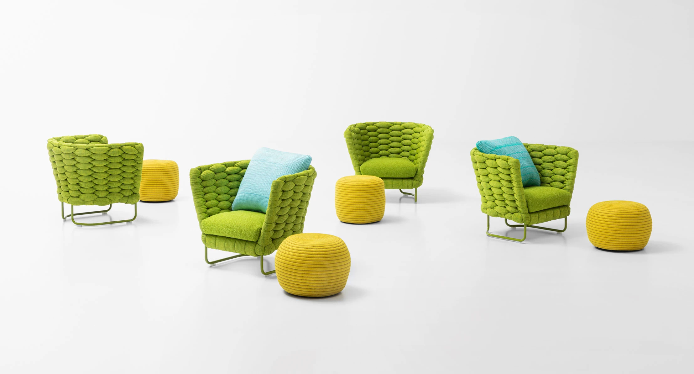 Пуф Otto — Paola Lenti, ткань, фото 4