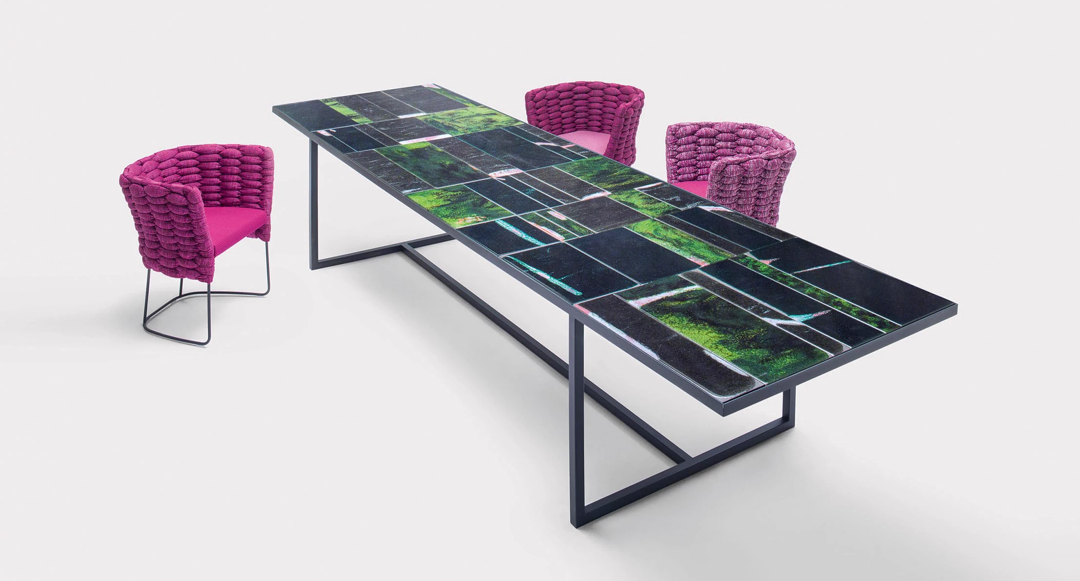 Стол Sciara — Paola Lenti, стекло, фото 4