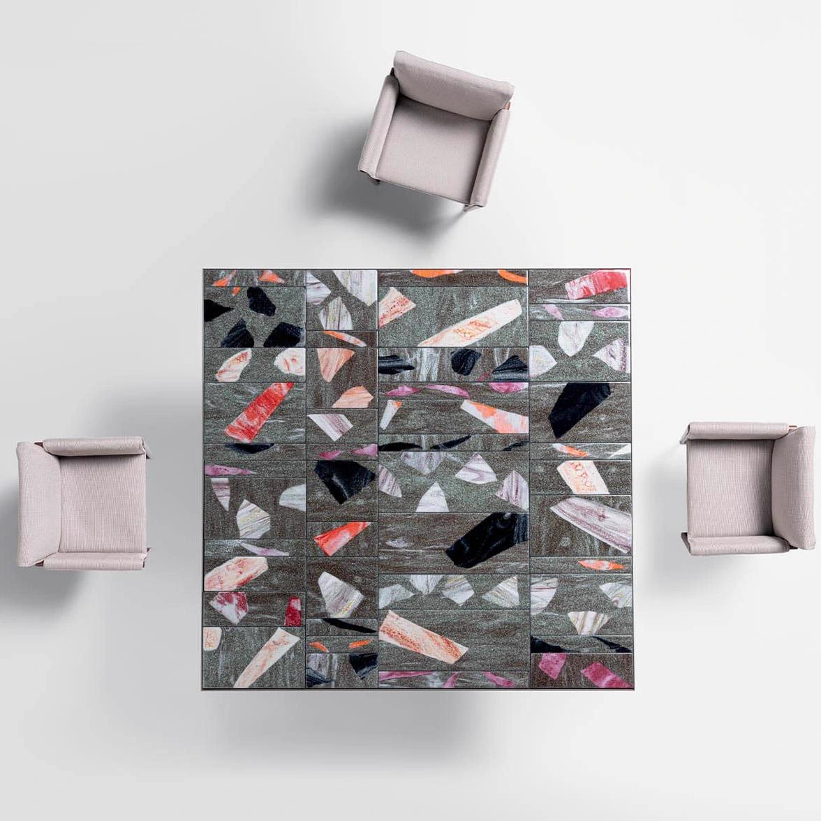 Стол Sciara — Paola Lenti, стекло