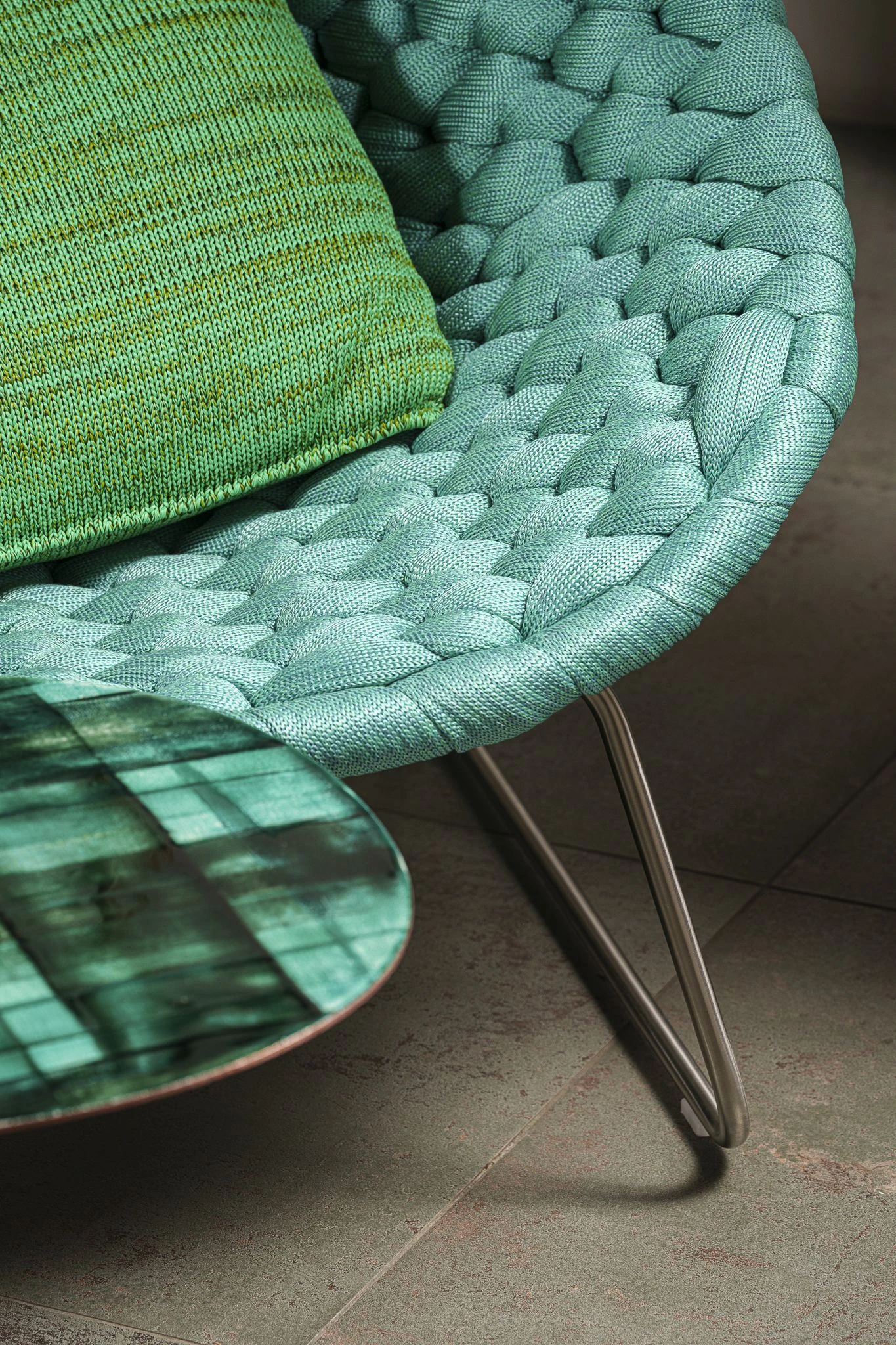 Каркас и наполнение: сталь. Современный дизайн Кресло Shito Outdoor — Paola Lenti, пластик, фото 4