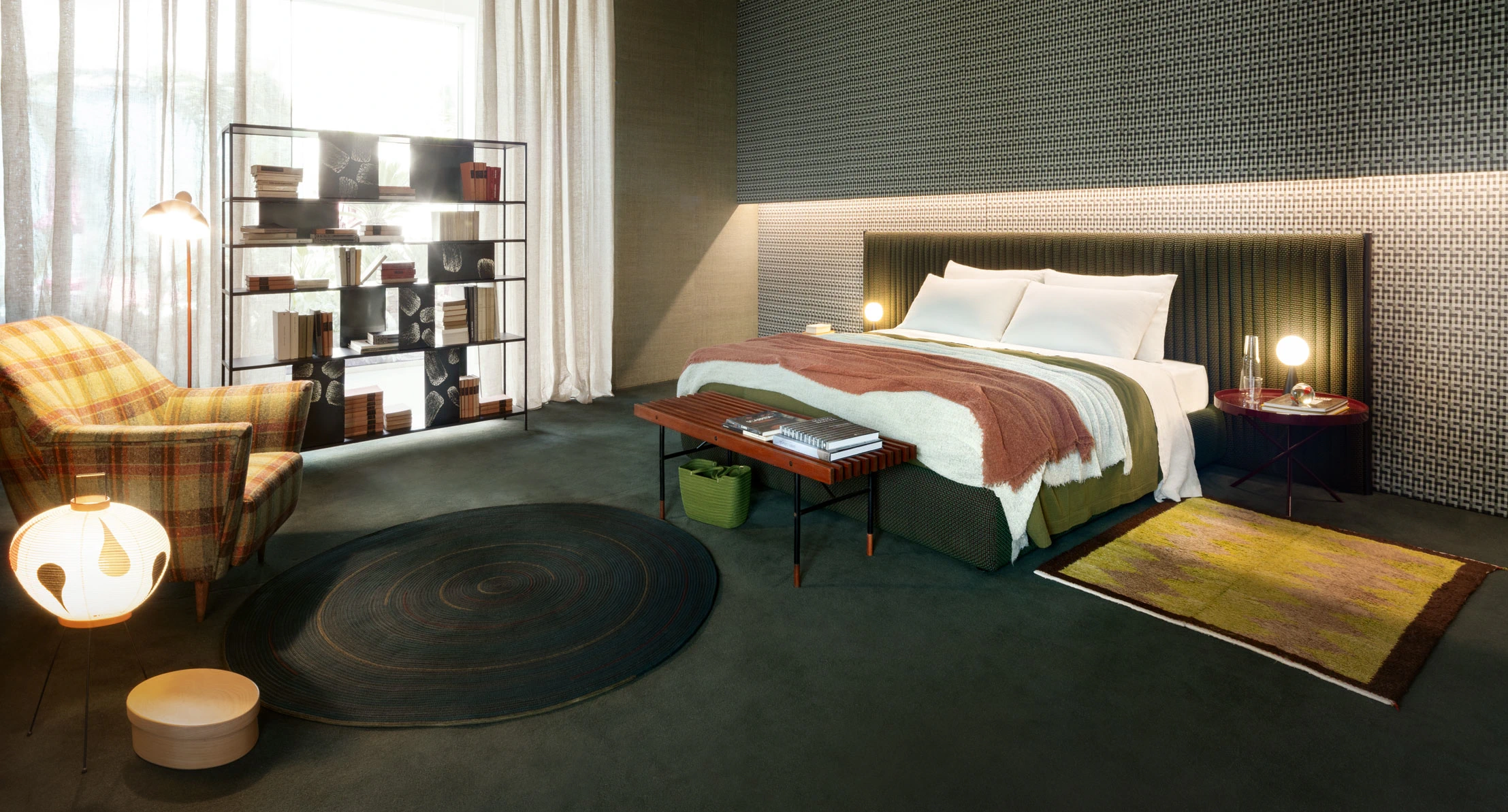 Кровать Silent — Paola Lenti, ткань, фото 4