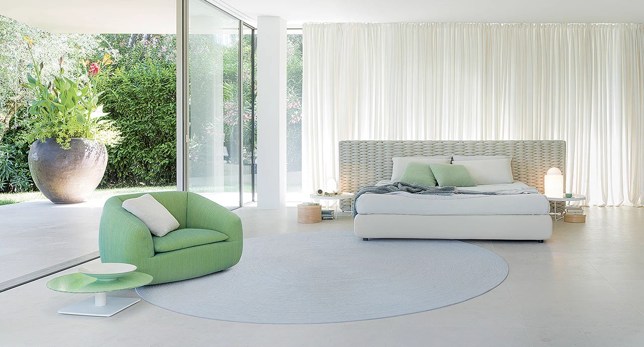 Кровать Silent — Paola Lenti, ткань, фото 6