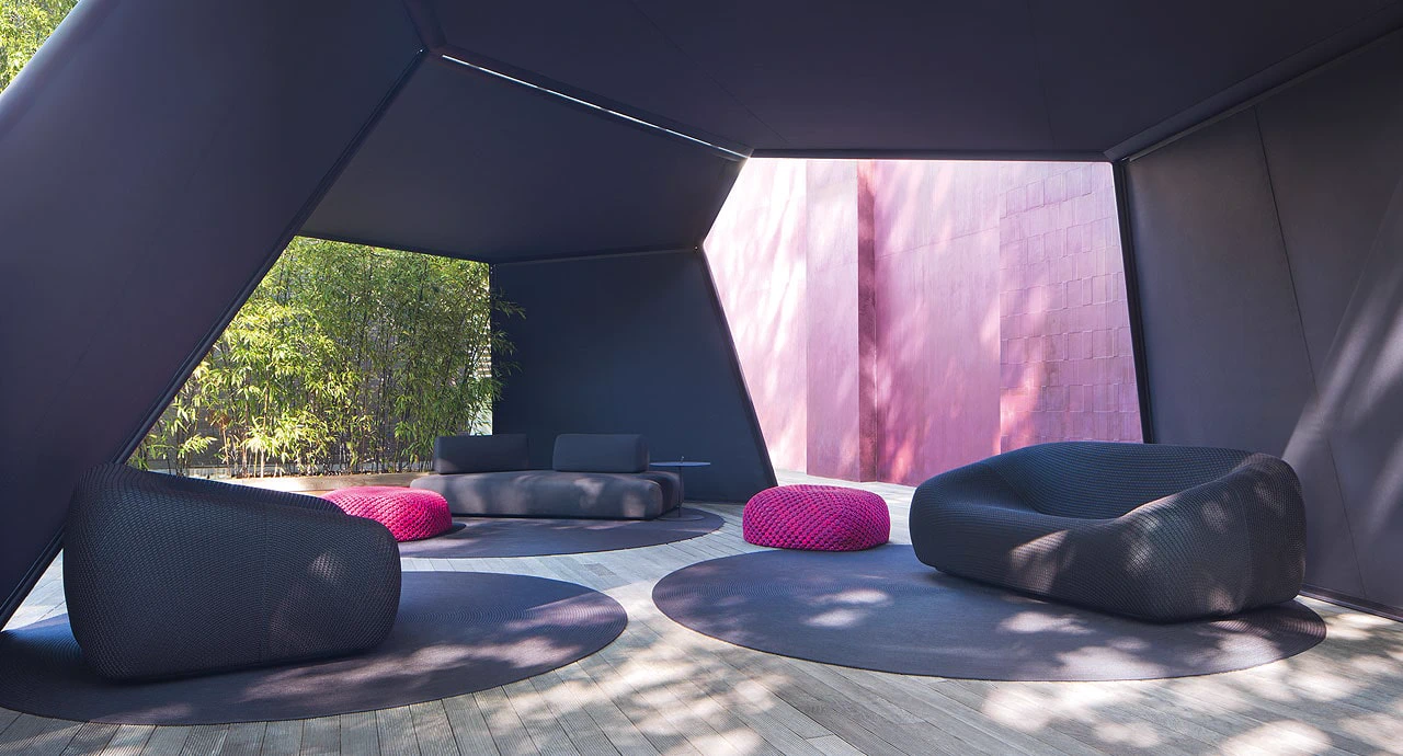 Современный дизайн Диван Smile Outdoor — Paola Lenti, ткань, фото 5