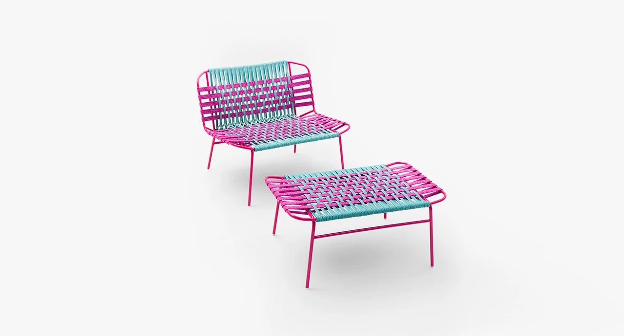 Каркас и наполнение: сталь. Современный дизайн Кресло Telar — Paola Lenti, пластик, фото 6