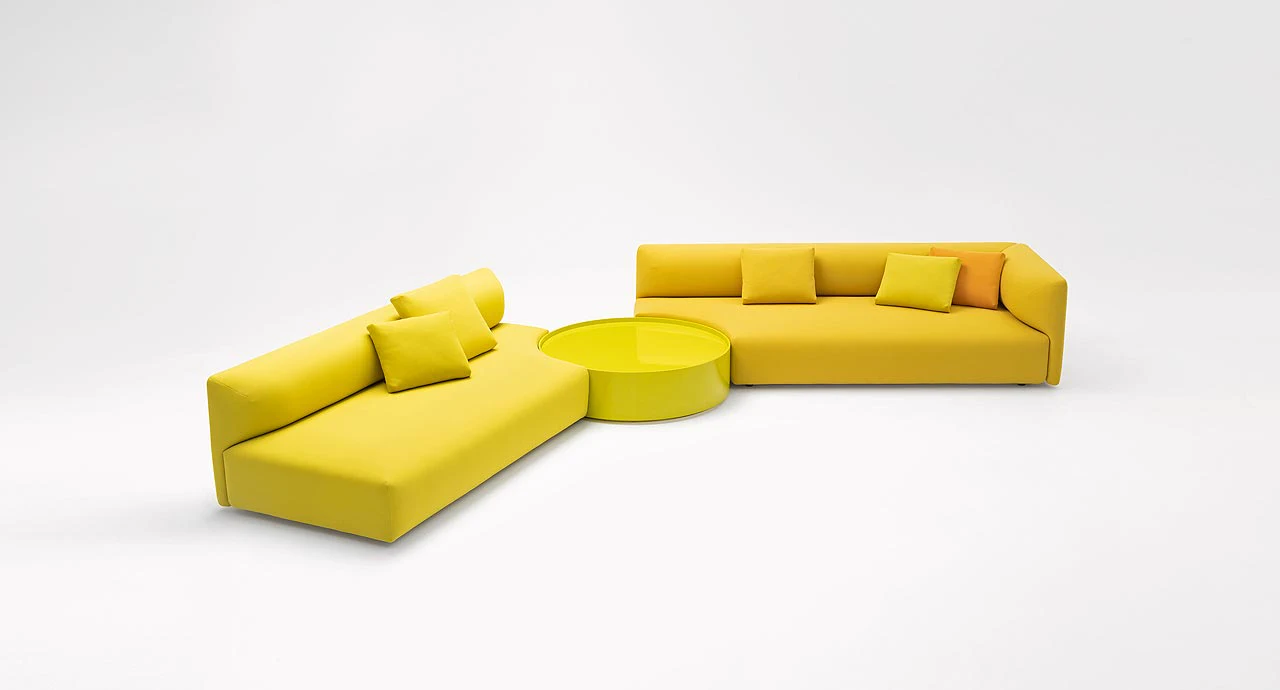 Современный дизайн Прикроватная тумбочка Walt — Paola Lenti, стекло, фото 2