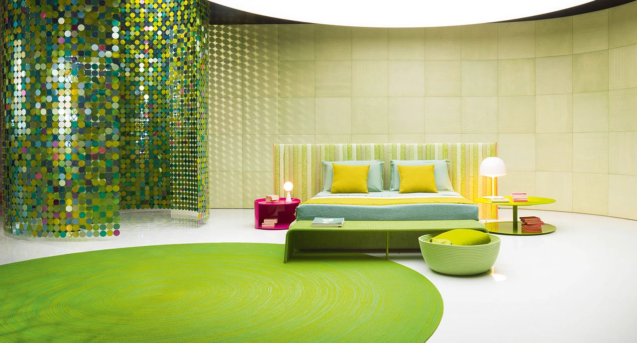 Современный дизайн Прикроватная тумбочка Walt — Paola Lenti, стекло, фото 3
